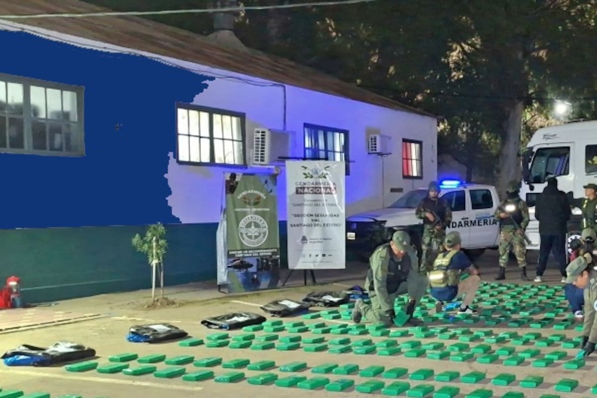 Un cisterna que transportaba 446 kilos de cocaína fue interceptado en Santiago del Estero