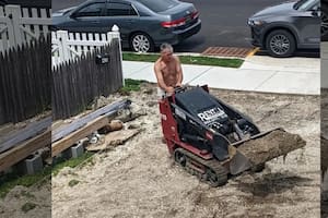 Un ciudadano estadounidense se encontraba realizando tareas de mantenimiento de su jardín cuando realizó un importante hallazgo