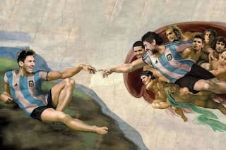 Una noche en el cielo, con Diego y Lionel