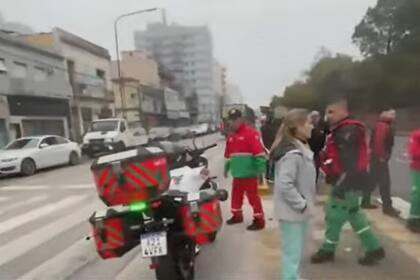 Un colectivo atropelló a un peatón en CABA