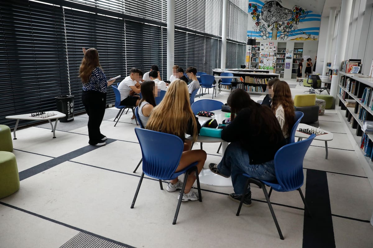 Un colegio privado, en Núñez