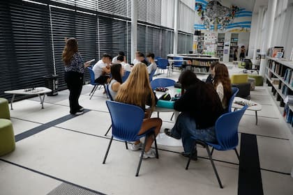 Un colegio privado, en Núñez