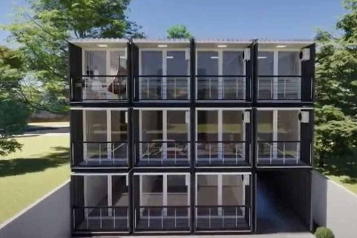 Un complejo de departamentos hechos con containers se está desarollando en Rosario.