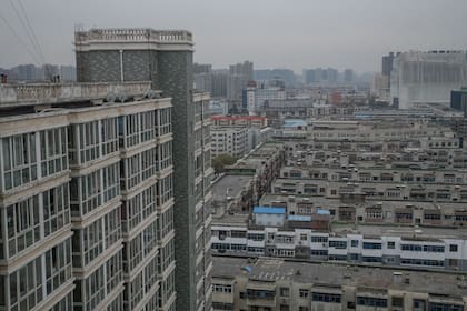 Un complejo residencial en Zhengzhou, China, el 14 de diciembre de 2019