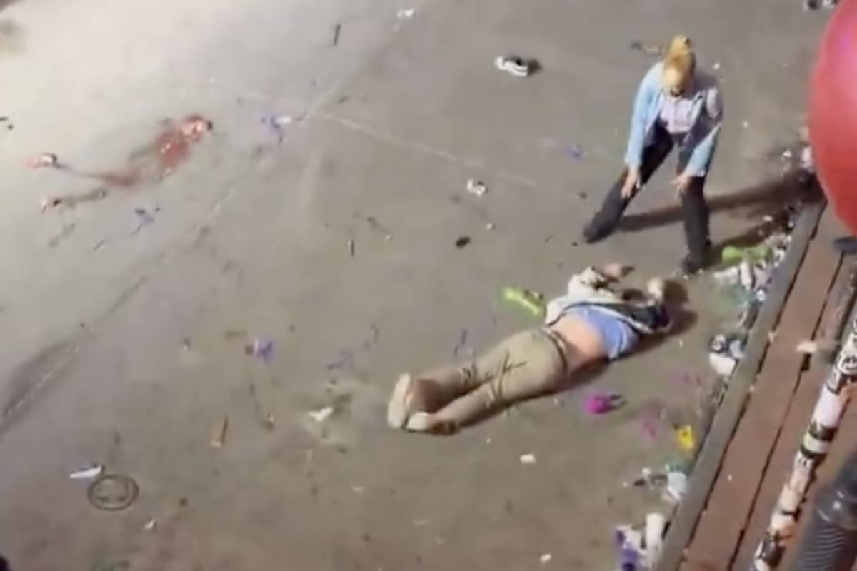 Un conductor embistió con su rodado a personas que celebraban en Bourbon Street, en la ciudad de Nueva Orleans