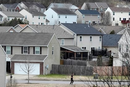Un conjunto de casas en Nashville, Tennessee, el 10 de febrero del 2026. (AP foto/George Walker IV)