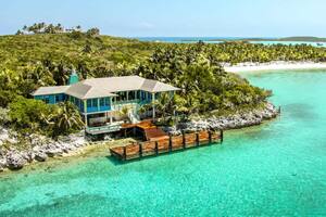 Un conjunto de cinco propiedades en una isla privada en Bahamas es el alojamiento más exclusivo de Airbnb