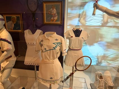 Un conjunto de la alemana Steffi Graf, gran rival de Gabriela Sabatini en los '90