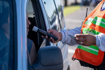 Un control de alcoholemia en Mendoza