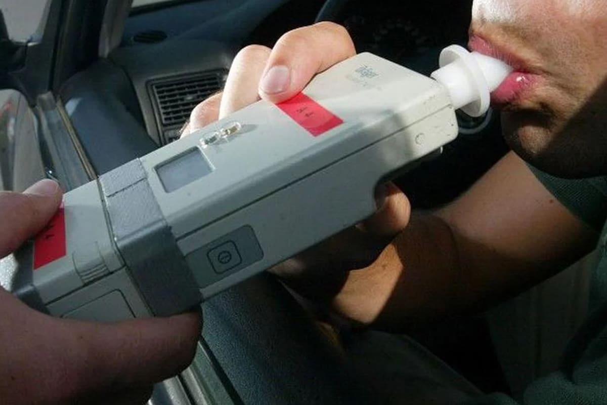 Un control de alcoholemia, protagonista en este caso.