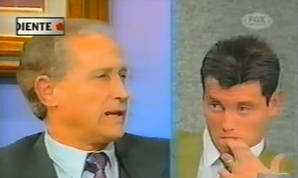 Un cruce histórico entre José Sanfilippo y Sergio Goycochea, el 7 de septiembre de 1993