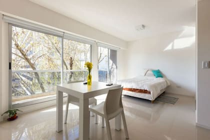 Un departamento del barrio de Palermo publicado en Airbnb