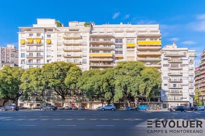Un departamento en avenida del Libertador, en el edificio donde vivió Amalita Fortabat. Gentileza: Evoluer