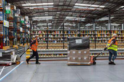 Un depósito de Amazon