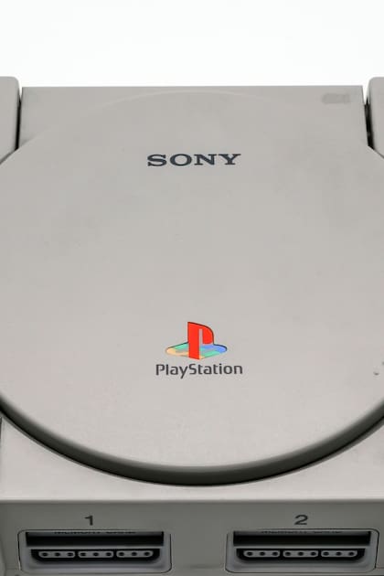 Un detalle de la primera PlayStation