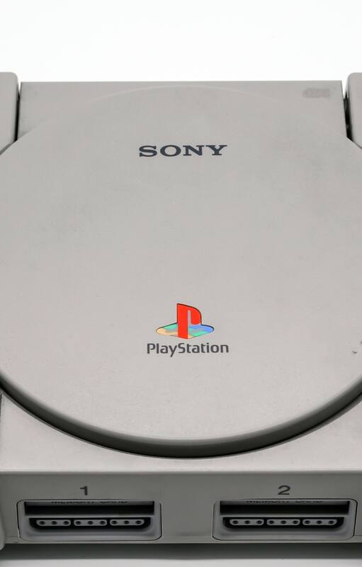 Un detalle de la primera PlayStation