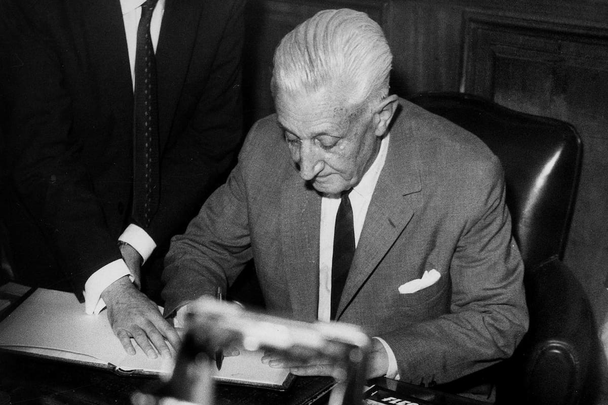 Un día como hoy de 1983 fallecía el ex Presidente (1963-1966) Arturo Umberto Illia