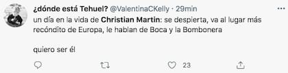 "Un día en la vida de Christian Martin"