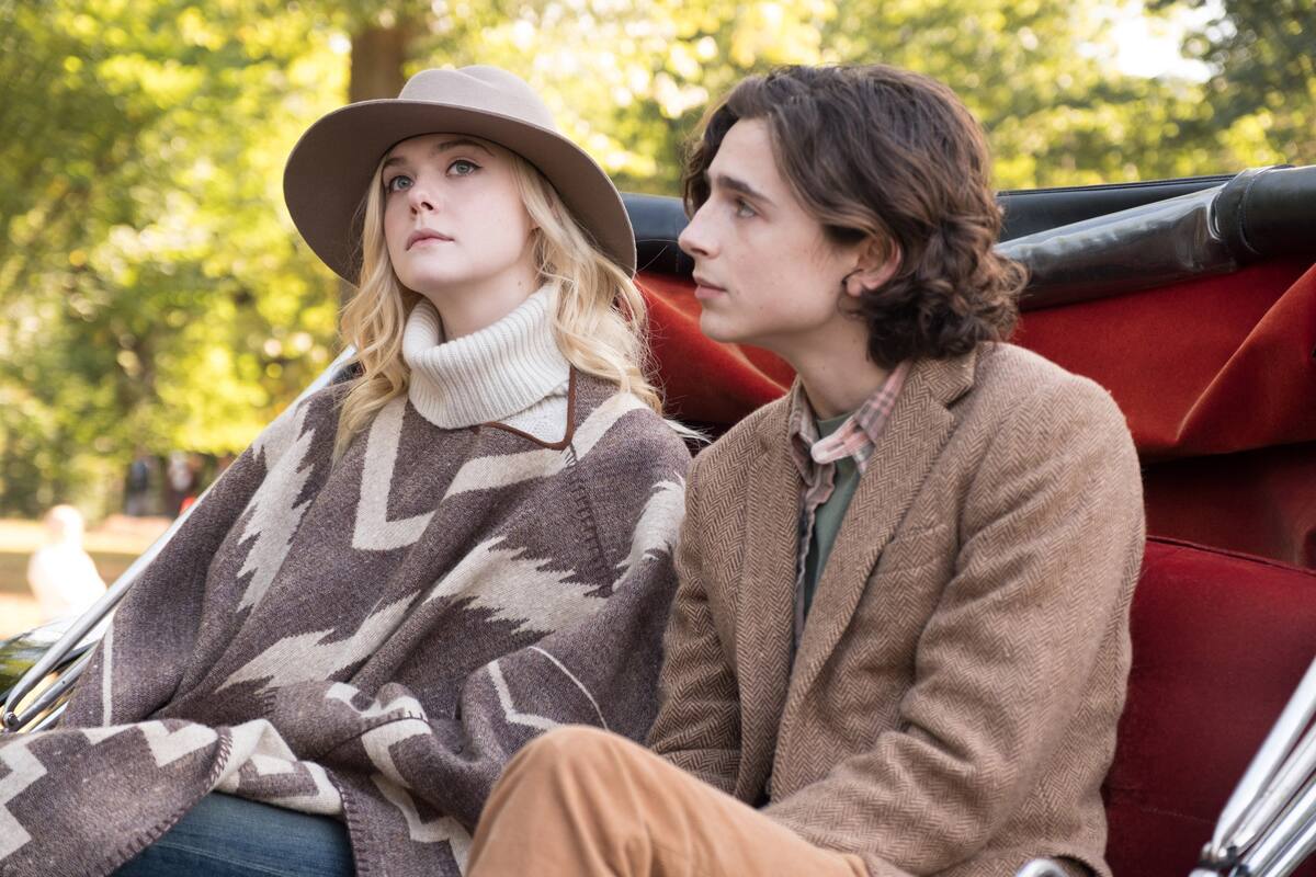 Un día lluvioso en Nueva York