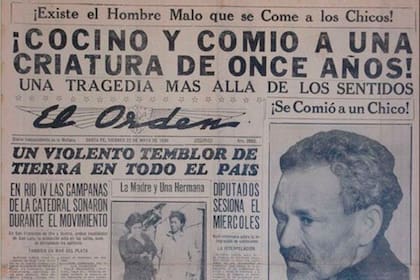 Un diario de la época llevó el tema en su portada