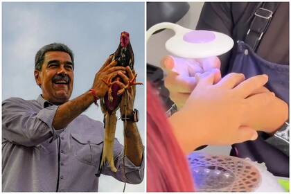 Un diseño de uñas en apoyo a Nicolás Maduro se vuelve viral en Venezuela