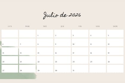 Un diseño para imprimir el calendario del mes
