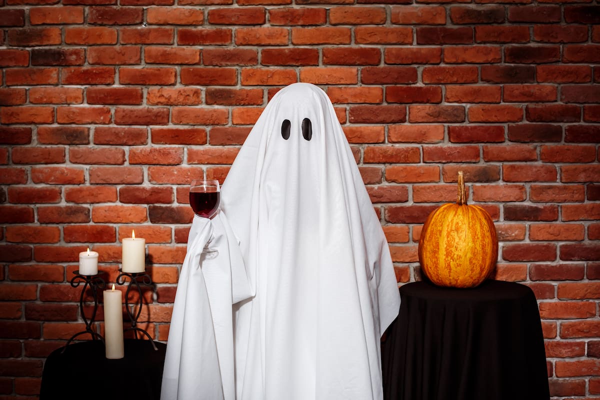 Un disfraz de fantasma para Halloween