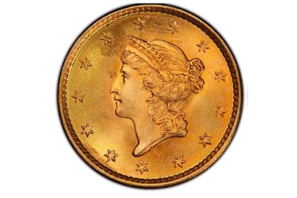 Un dólar de oro fue localizado en Florida