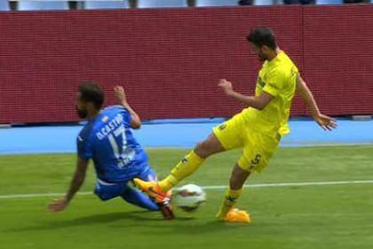 Un dolorosa imagen para el fútbol argentino