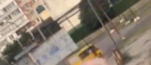 El impactante video que muestra a un dron atacando a un vendedor ambulante en Ucrania