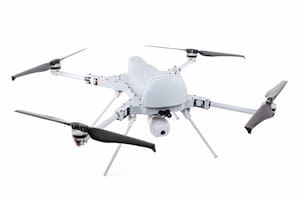 Un dron STM Kargu-2 como el que habría atacado a los soldado en Libia