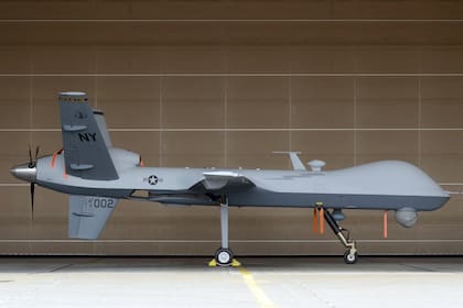 Un drone militar estadounidense en uso en 2012