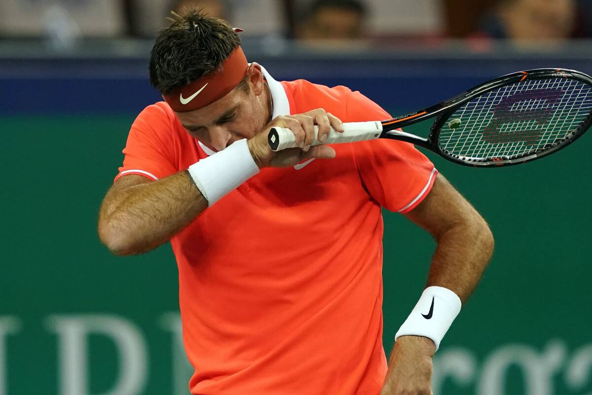 Un duro impacto para Del Potro