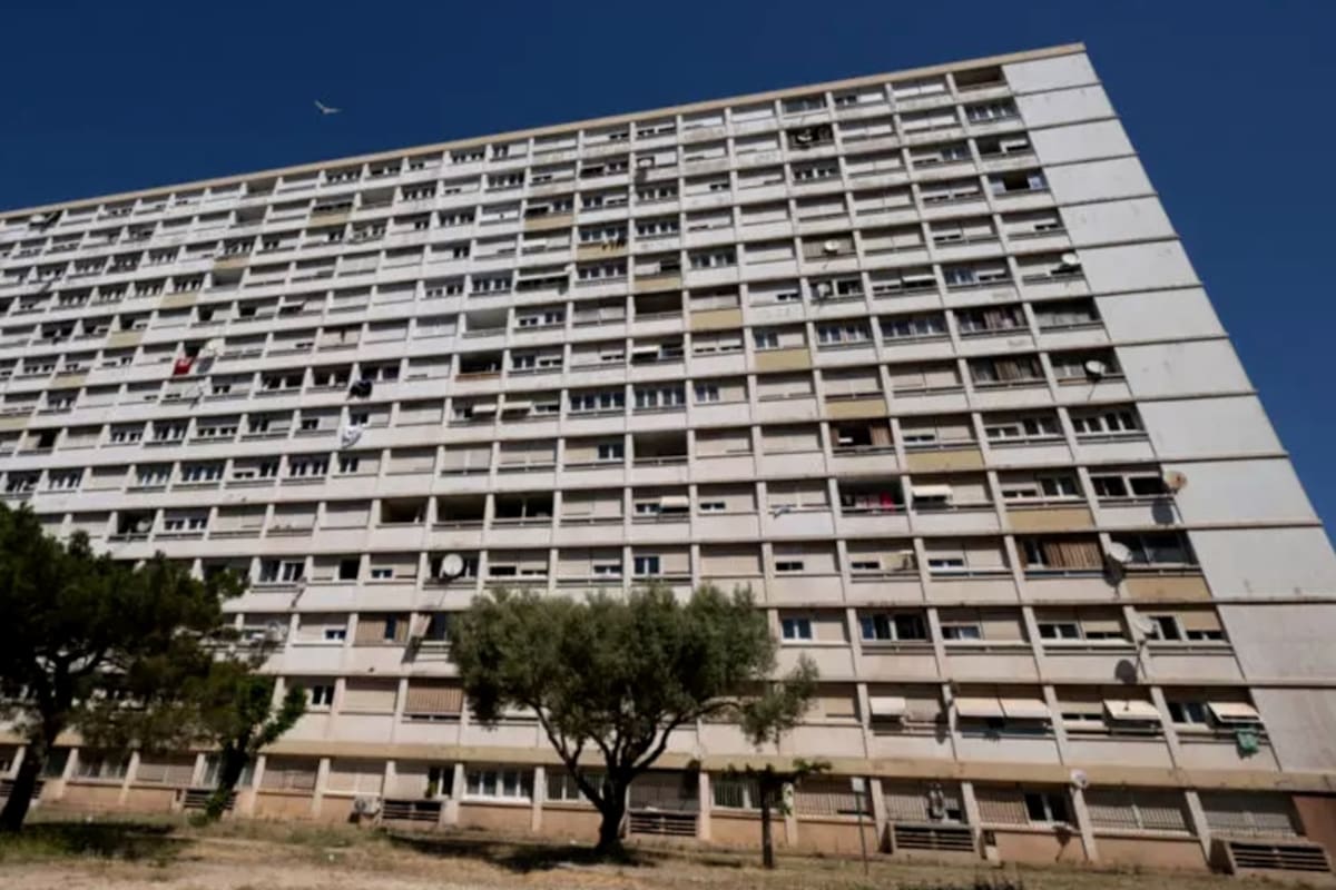 Un edificio en la ciudad de Pontcarral, en Toulon