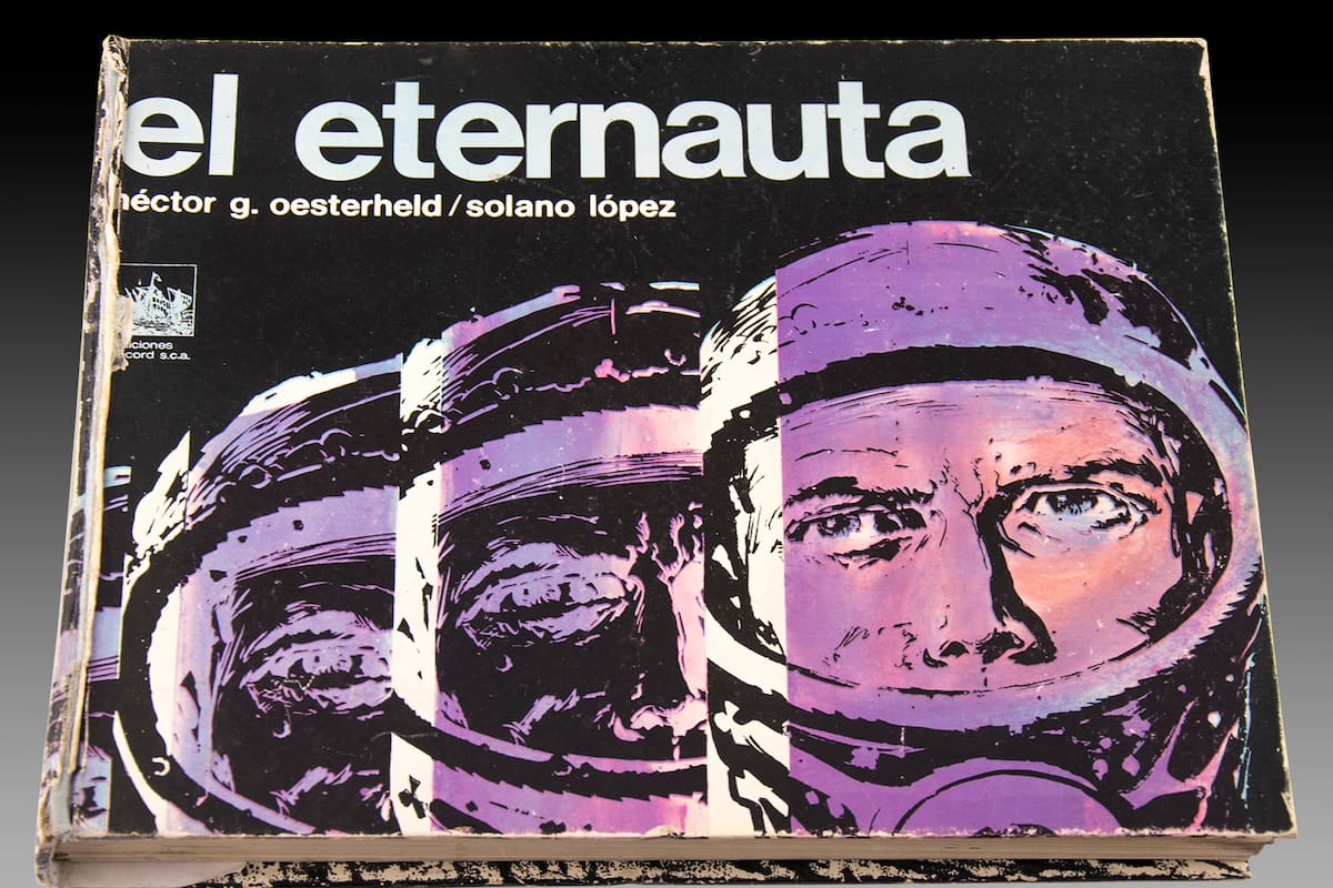 Un ejemplar de El Eternauta, en su primera edición en forma de libro