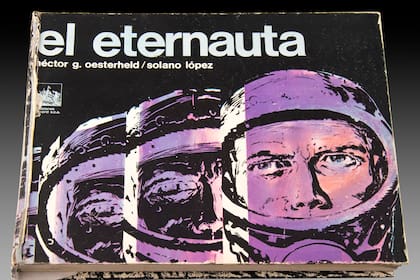 Un ejemplar de El Eternauta, en su primera edición en forma de libro