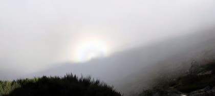 Un ejemplo de un espectro de Brocken