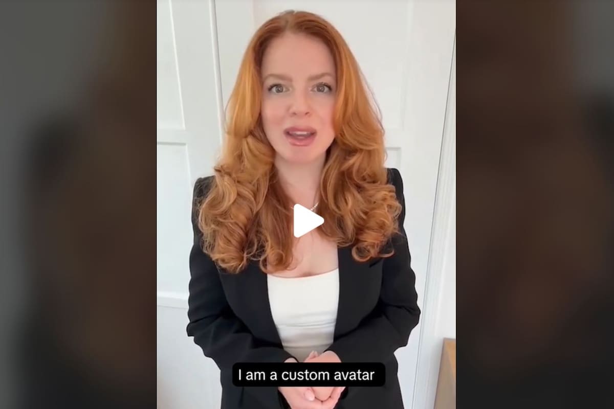 Un ejemplo del avatar que TikTok ofrecerá para la creación de contenido y de publicidad dentro de la plataforma