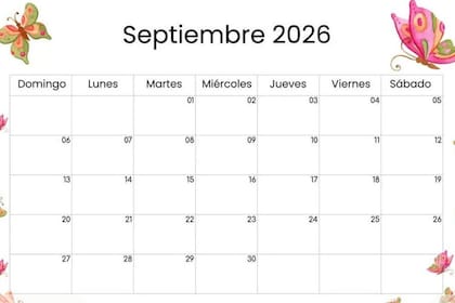 Un ejemplo para imprimir el calendario mensual