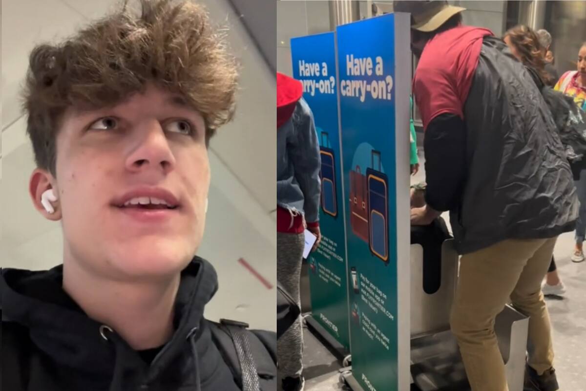 Un empleado de la aerolínea confrontó al pasajero porque supuestamente quiso avergonzar al agente de la puerta de abordaje