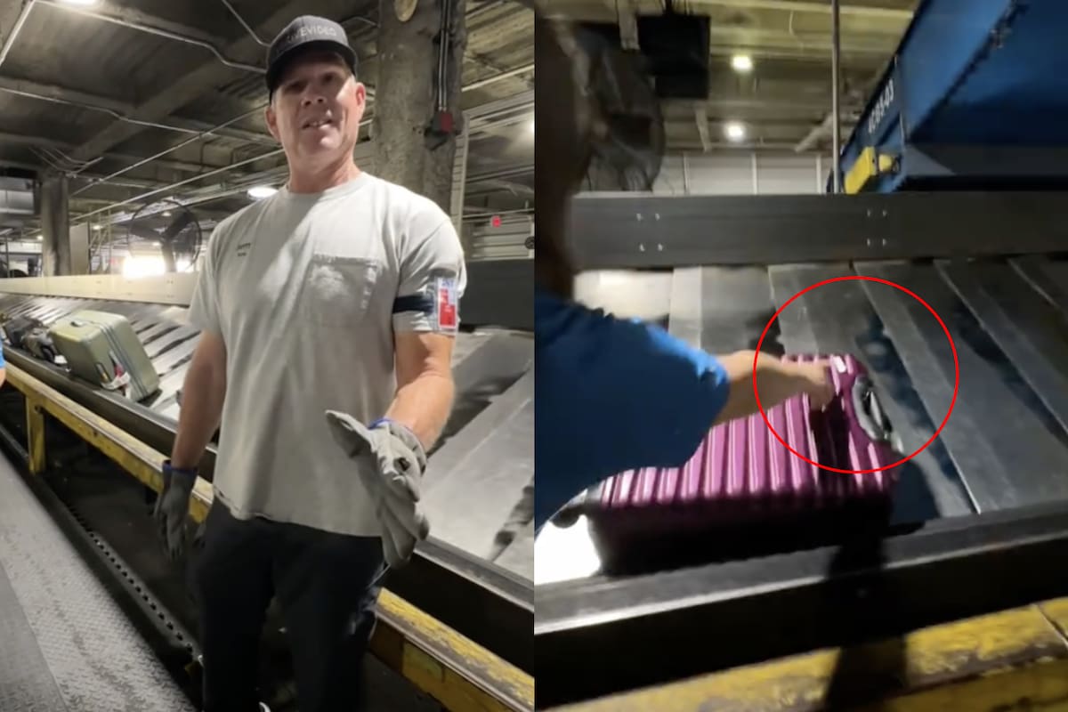 Un empleado del aeropuerto de Ontario explicó en redes sociales cuál es la única etiqueta que las valijas tienen que tener para llegar a destino con sus dueños