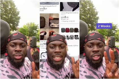 Un emprendedor compartió su forma sencilla y rápida de ganar dinero extra, que consiste en revender fundas para airpods