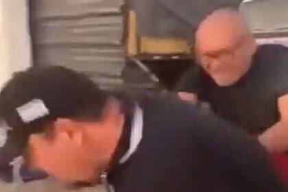 Un empresario pyme vivió un momento de furia ante un corte en la puerta de su emprendimiento