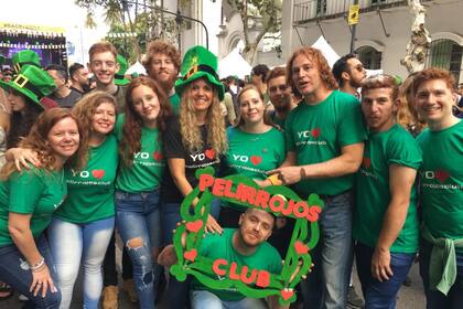 Un encuentro del Pelirrojos Club durante la celebración de San Patricio