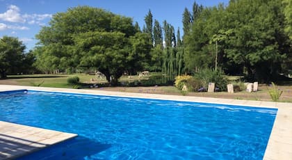 Un entorno verde para tirarse al sol en la pileta