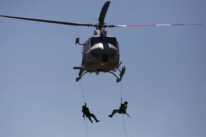 Military training in Tandil, province of Buenos Aires, before the G-20