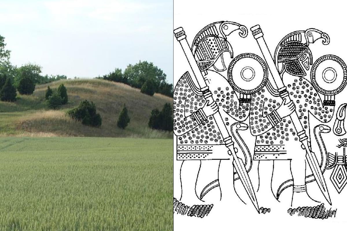 Un equipo de arqueólogos descubrió las tumbas de dos guerreros que fueron enterrados en dos barcos