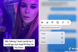 Un error hizo que la coartada se caiga y ponga en riesgo su trabajo. Fuente: TikTok
