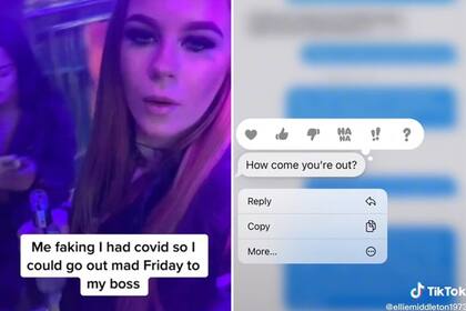 Un error hizo que la coartada se caiga y ponga en riesgo su trabajo. Fuente: TikTok