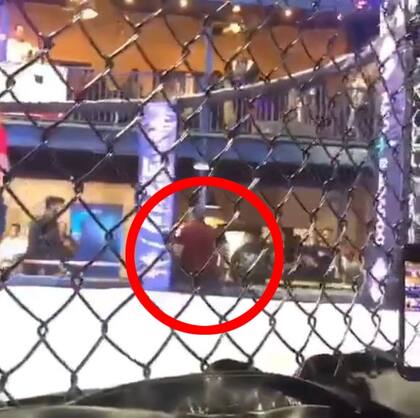 Un espectador comenzó a disparar durante disturbios en un sector del público